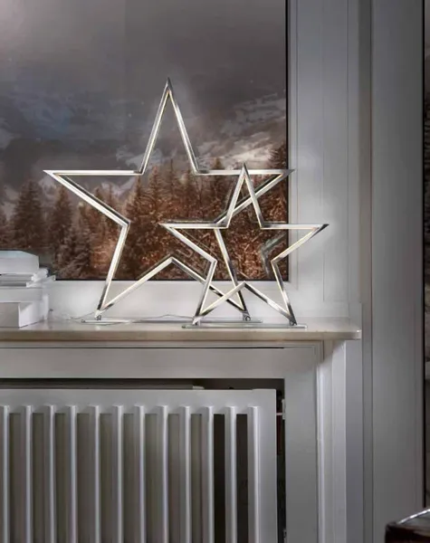 Nordium Star LED Table Lamp Aluminium Chrome