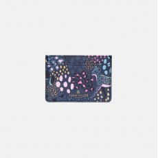 Sara Miller Midnight Leopard Credit Card Holder