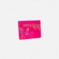 Sara Miller Pink Birds Card Holder