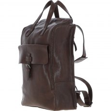 Ashwood Tommy Large Leather Rucksack Brown