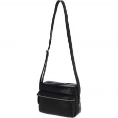 Ashwood Leather Cross Body Handbag Black Small