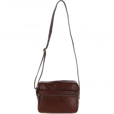 Ashwood Leather Cross Body Handbag Chestnut Tan Small