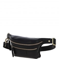 Ashwood Leather Bum Bag Black