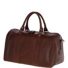 Ashwood Leather Medium Holdall - Chestnut Tan