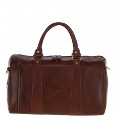 Ashwood Leather Medium Holdall - Chestnut Tan