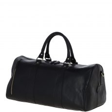 Ashwood Leather Large Holdall Black