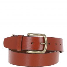 Ashwood Mens Leather Belt Wide - Tan