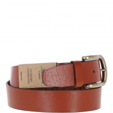 Ashwood Mens Leather Belt Wide - Tan