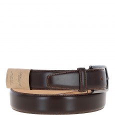 Ashwood Mens Leather Chino Belt - Brown