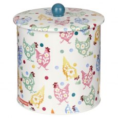 Emma Bridgewater Polka Chickens Biscuit Barrel