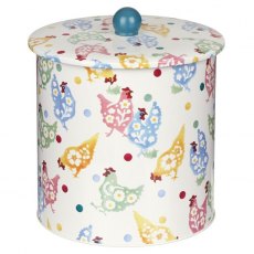Emma Bridgewater Polka Chickens Biscuit Barrel
