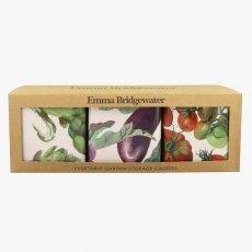 Emma Bridgewater Vegetable Garden Set of 3 Square Tins