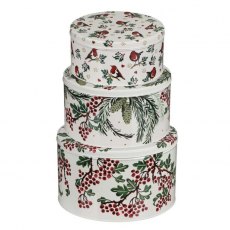 Emma Bridgewater Christmas Toast & Marmalade Set of 3 Round Cake Tins