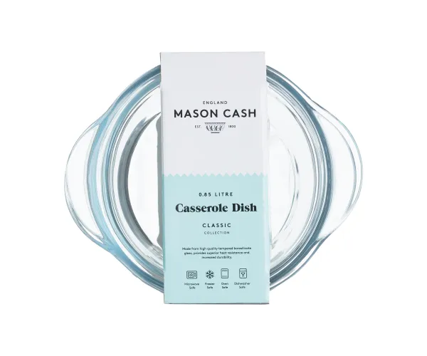 Mason Cash Classic Collection Casserole With Lid - 0.85 / 1.0 / 2.0 L