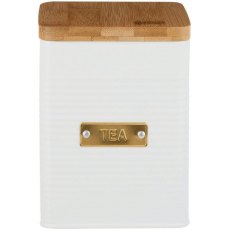 Typhoon Otto Square White Tea Storage Tin