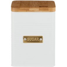 Typhoon Otto Square White Sugar Storage Tin