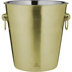 Viners Gold Champagne Bucket With Handles