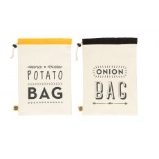 The Kitchen Pantry Pack of 2 Vegetable Sacks Potato/Onion