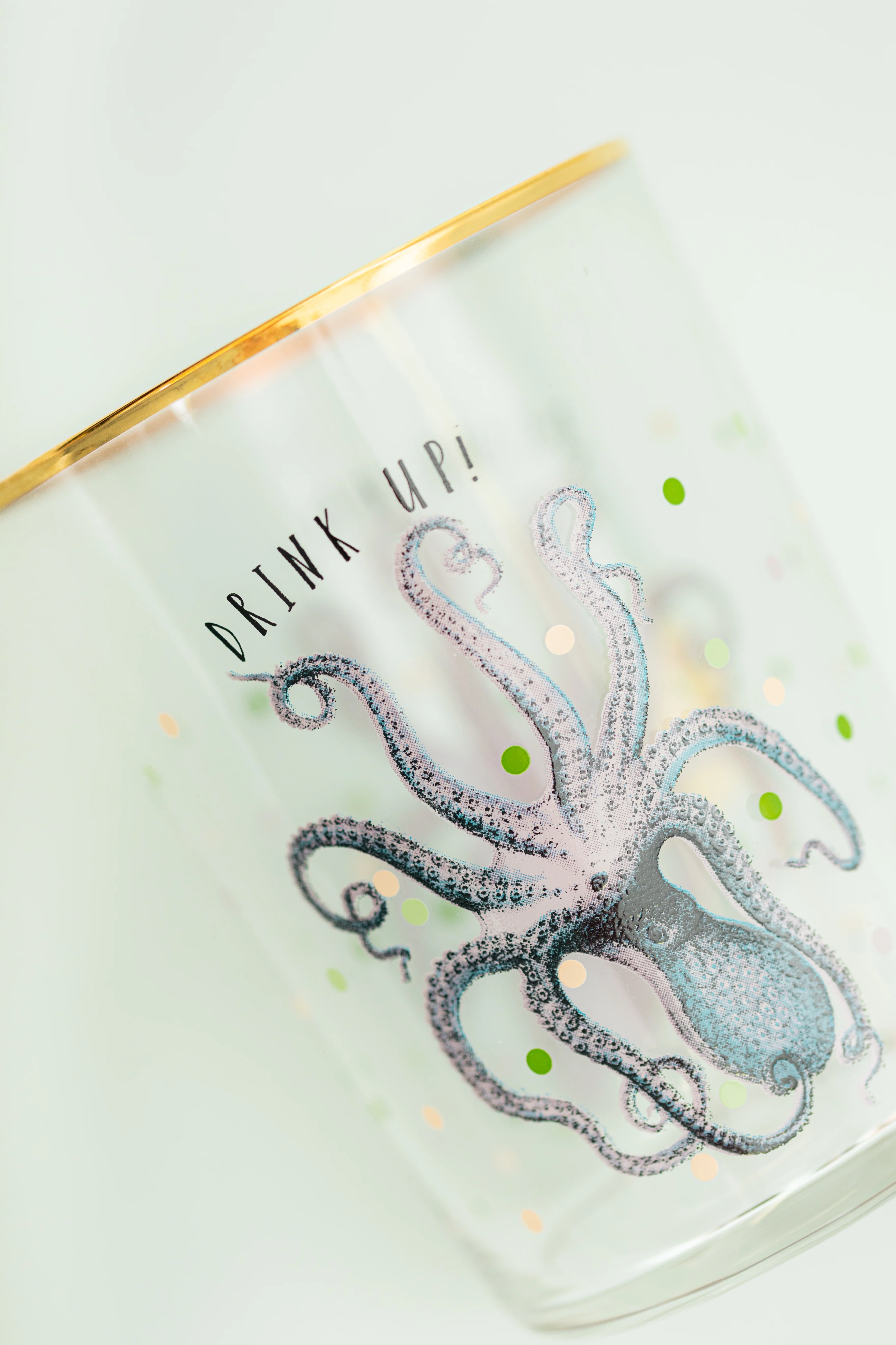 Yvonne Ellen Octopus Hi Ball Glass 55cl