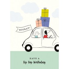 Call Me Frank Hoorah Tip Top Birthday Greetings Card