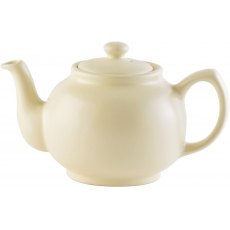 Matt Cream 2 Cup Teapot