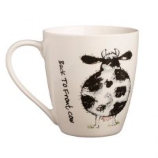 Back To Front Cow Fine China Mug