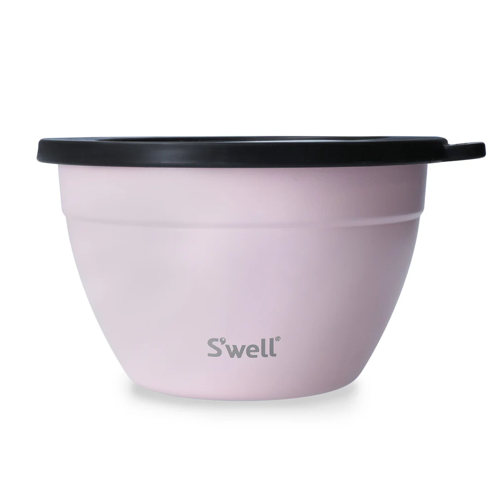 S'well Pink Topaz 1.9L Salad Bowl Set