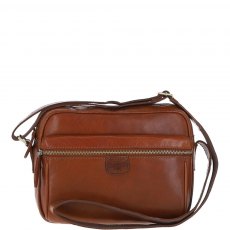 Ashwood Unisex Leather Body Bag Honey T-72