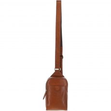 Ashwood Three Pocket Leather Sling Bag - Honey