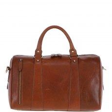 Ashwood Leather Holdall Medium – Honey