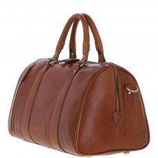 Ashwood Leather Holdall Medium – Honey