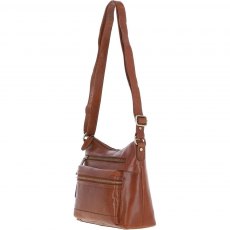 Ashwood Medium Leather Shoulder Bag Honey