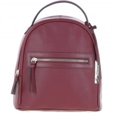 Ashwood Small Leather Backpack - Wine