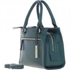 Ashwood Three Section Leather Tote Shoulder Bag - Green