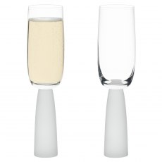 Anton Studio Designs Oslo Champagne Flutes Frost Set of 2