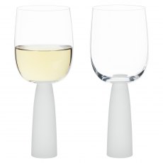 Anton Studio Designs Oslo Wine Glasses Frost Set of 2