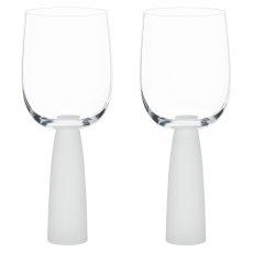 Anton Studio Designs Oslo Wine Glasses Frost Set of 2