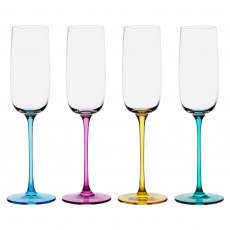 Anton Studio Designs Soho Set of 2 Champagne Flutes Gold