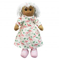 Powell Craft Rag Doll with Flamingo Dress