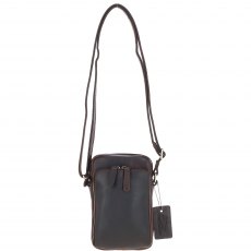Ashwood Leather Crossbody Smartphone Bag Brown
