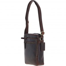 Ashwood Leather Travel Flight Bag Brown