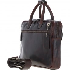 Ashwood Leather Laptop Briefcase Bag Brown