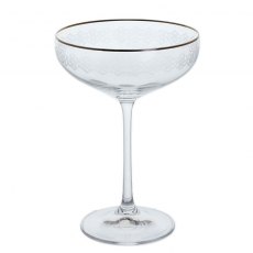 Dartington Crystal Gatsby Cocktail Saucer Set of 2