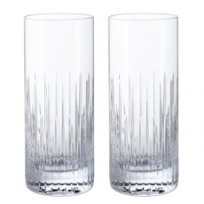 Dartington Crystal Limelight Mitre Highball Set of 2