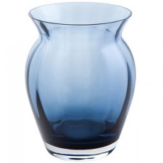 Dartington Crystal Florabundance Colours Tulip Vase Ink Blue