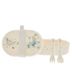 Peter Rabbit Snack Box & Cutlery Set