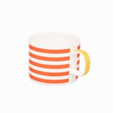 Siip Bone China Red Stripe Mug