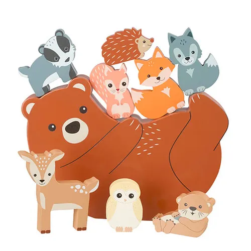 Orange Tree Toys Woodland Animal Balancing Game
