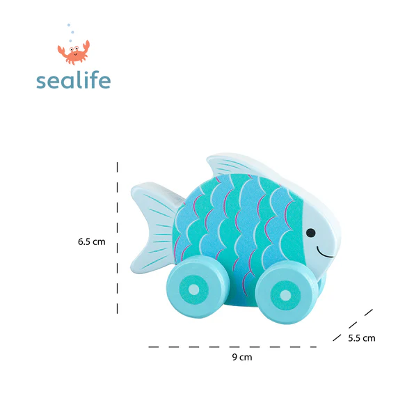 Orange Tree Toys Fish First Push Toy