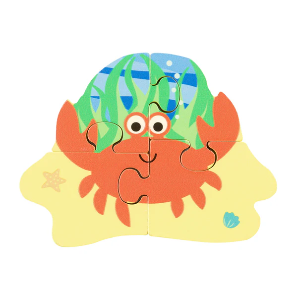 Orange Tree Toys Crab Wooden Puzzle